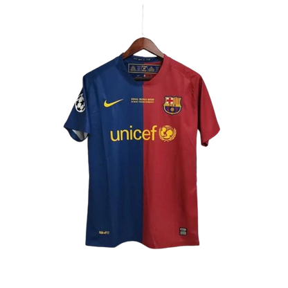 Camisa Barcelona 08/09 Home UCL - Retrô Masculina