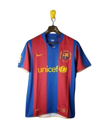 Camisa Barcelona Retrô 2006/2007 - Nike Azul Grená