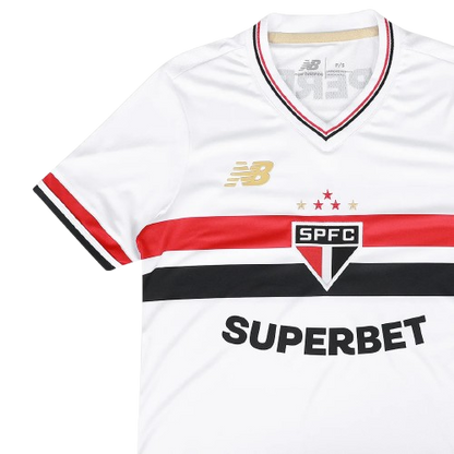 Camisa São Paulo Home 25/26 - NB Torcedor Masculina Lançamento