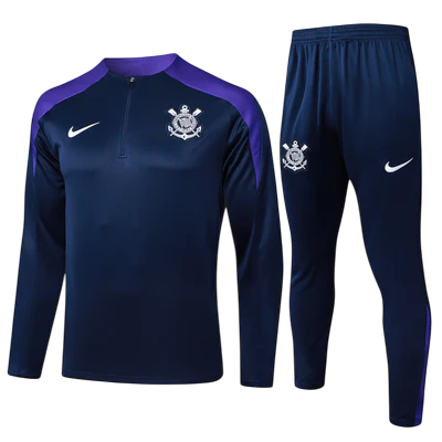 Conjunto de Treino Corinthians 25/26 - Roxo Escuro
