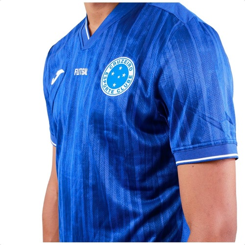 Camisa Cruzeiro Titular 2025 Futsal - Joma Torcedor Masculina