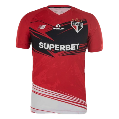 Camisa São Paulo Goleiro 25/26 Vermelha - NB Torcedor Masculina