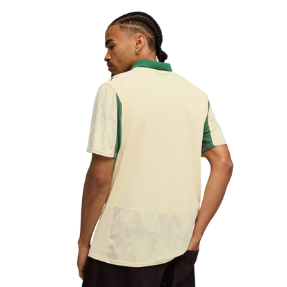 Camisa Palmeiras Mundial de Clubes 25/26 - Torcedor Puma X Kidsuper Masculino - Bege e Verde