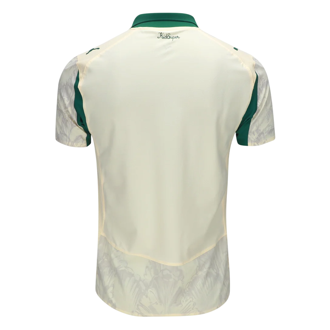 Camisa Palmeiras Mundial de Clubes 25/26 - Jogador Puma X Kidsuper Masculino - Bege e Verde