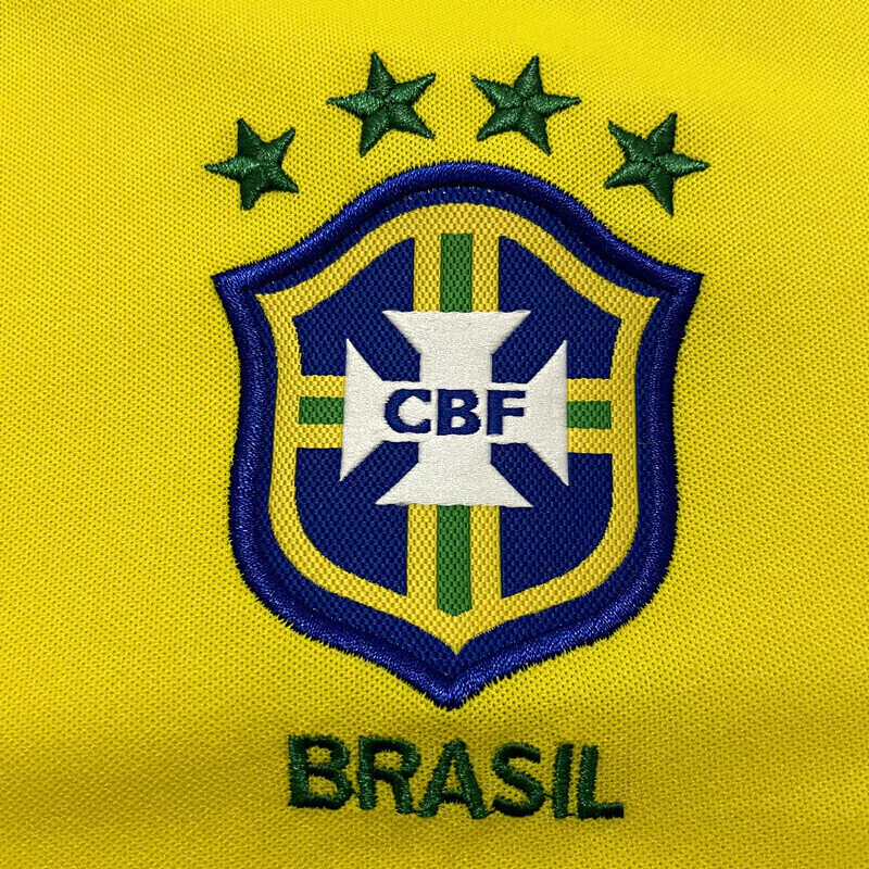 Camisa Retrô Seleção Brasileira I Home Nike 2002/03 Masculino Amarelo