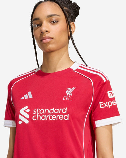 Camisa Liverpool Home 25/26 - Adidas Feminina