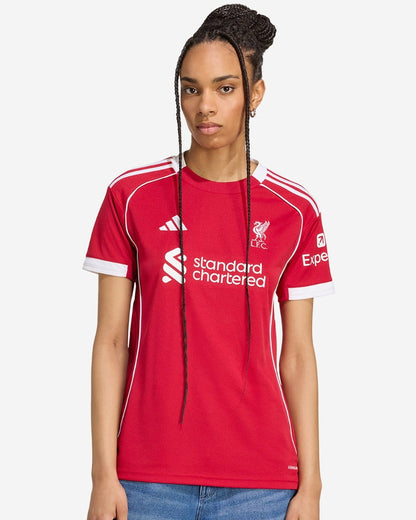 Camisa Liverpool Home 25/26 - Adidas Feminina