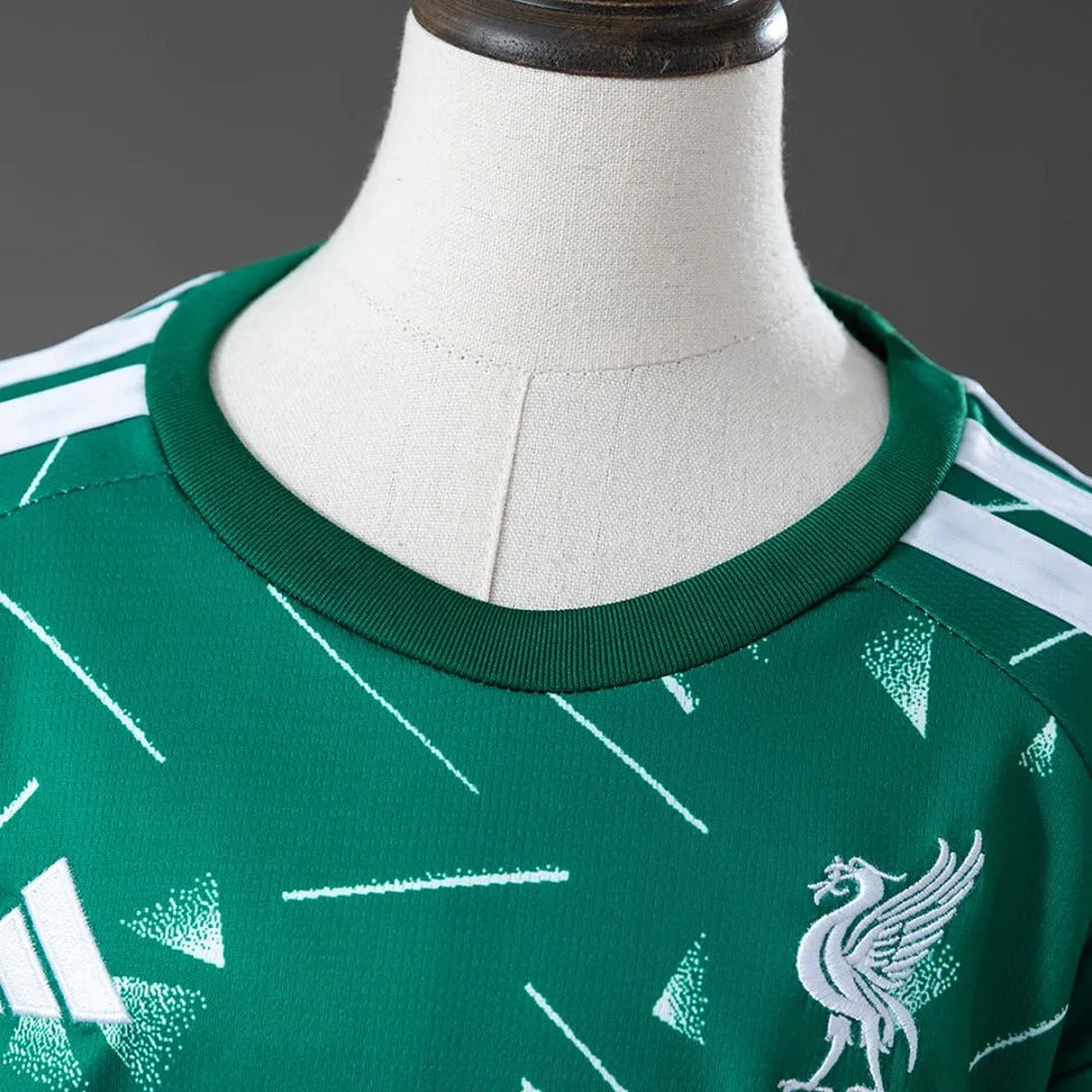 Kit Infantil Liverpool Goleiro Verde 26/27