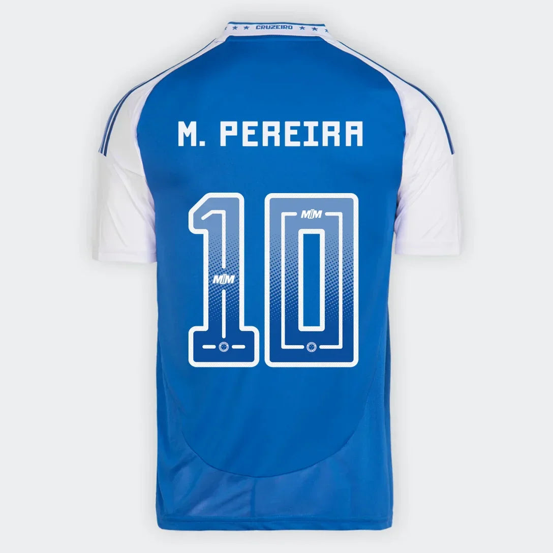 Camisa Cruzeiro Home 25/26 M.Pereira N° 10