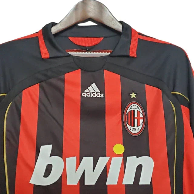Camisa Milan 06/07 Home - Retrô Masculina
