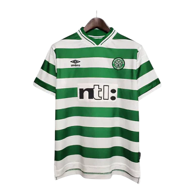 Camisa Celtic Retrô 1999/2000 Verde e Branca - Umbro