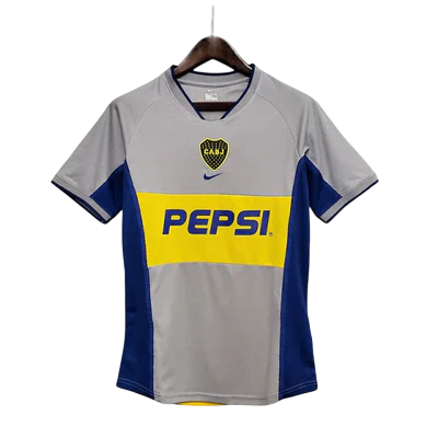 Camisa Boca Juniors Retrô 2002 Cinza - Nike