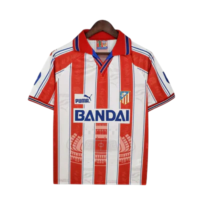 Camisa Atlético de Madrid Retrô 1996/1997 Branca e Vermelha - Puma