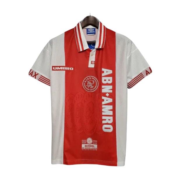 Camisa Ajax Retrô 1997/1998 Vermelha e Branca - Umbro